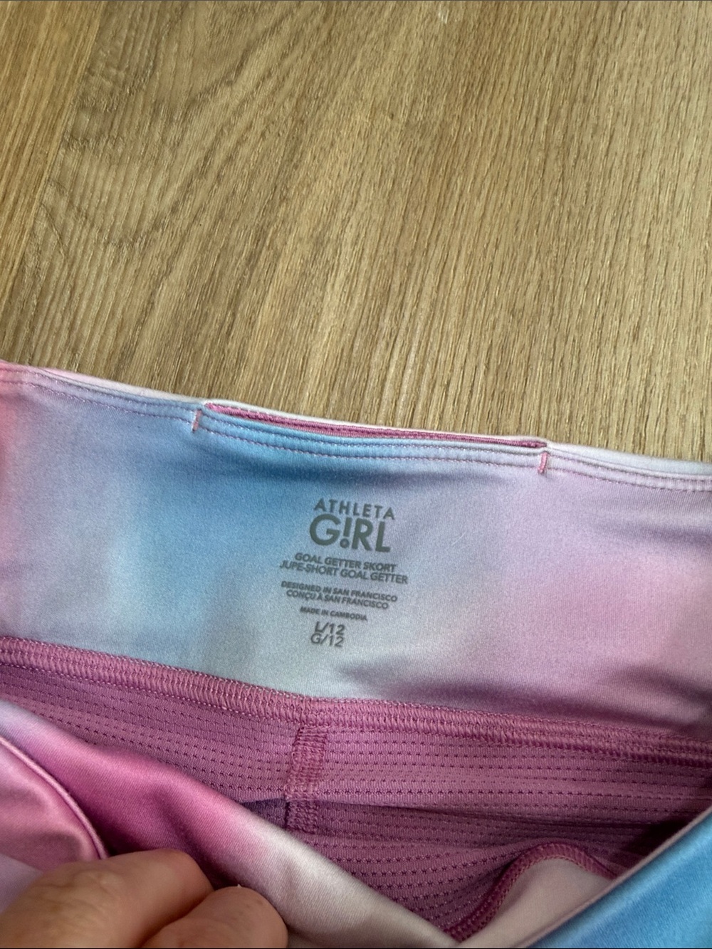 Athleta Girls Skorts Shorts Sports Bra Bundle Pink Blue Athletic Size Large 12 - Picture 4 of 10